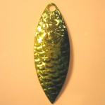 Special Painted, Willow Leaf Size 3.5, Green and Chartreuse